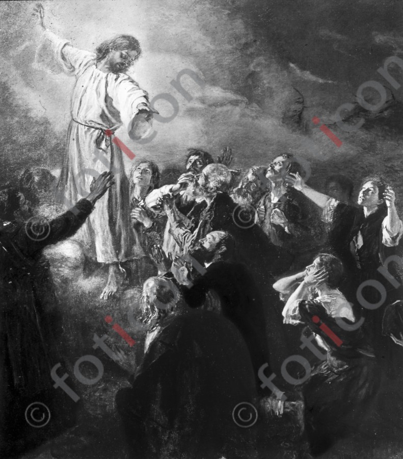 Christi Himmelfahrt | The Ascension of Christ - Foto simon-134-066-sw.jpg | foticon.de - Bilddatenbank für Motive aus Geschichte und Kultur